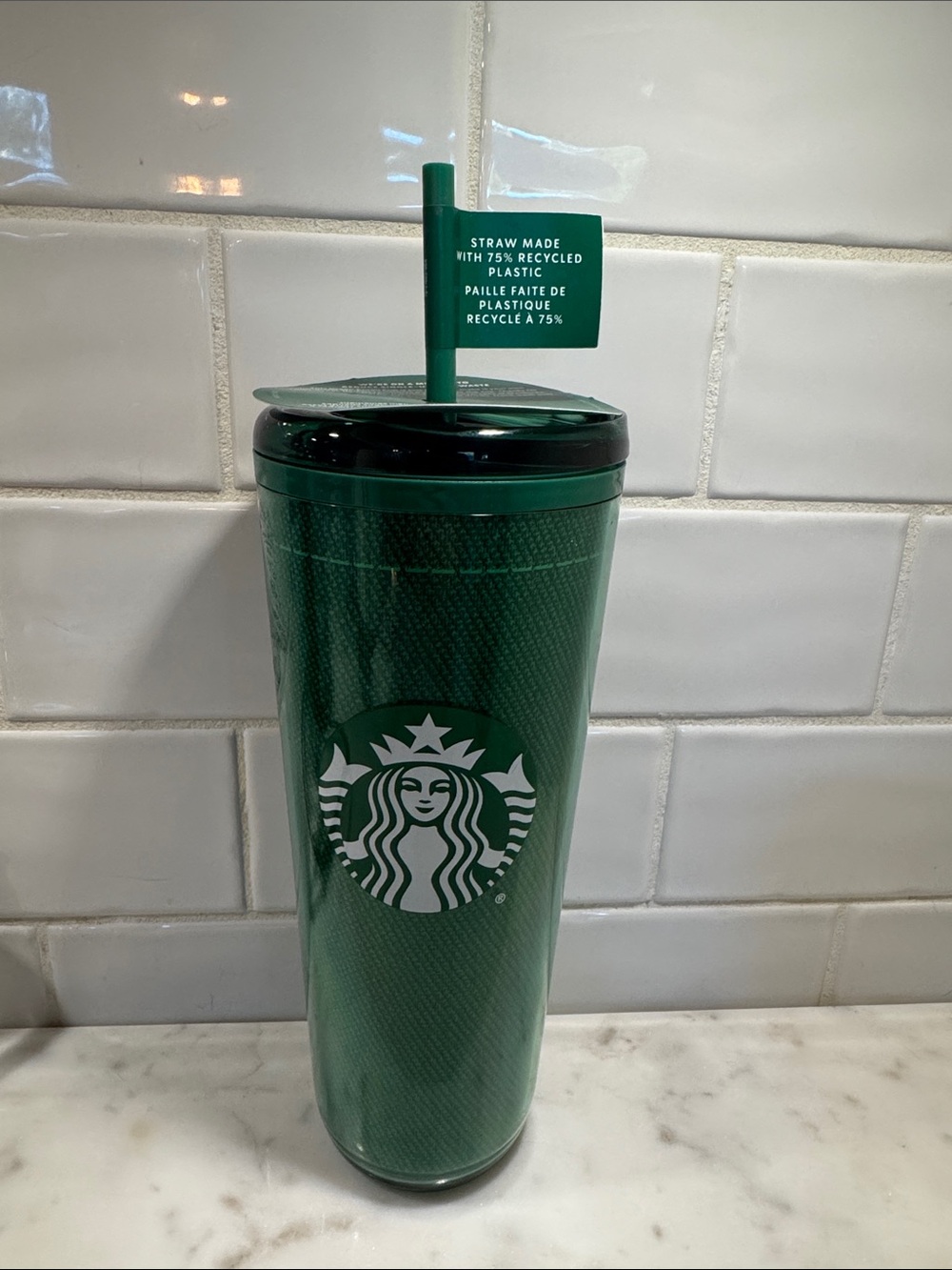 Starbucks 2024 Partner Green Apron tumbler designed only for employees. NWT